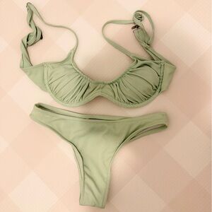 Mint Green Bikini Set